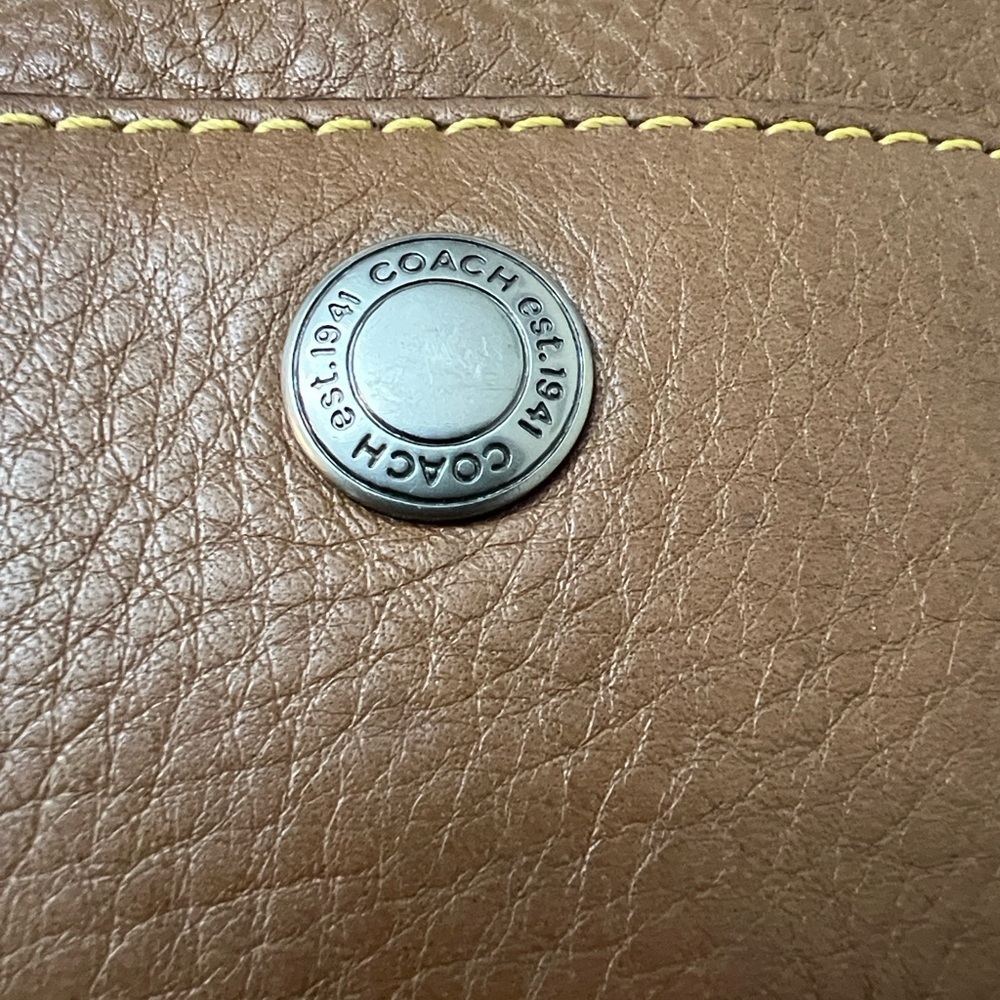 Vintage Genuine Coach Coach Chelsea Leather Bag_In Cognac 9377 - Picture 10 of 16